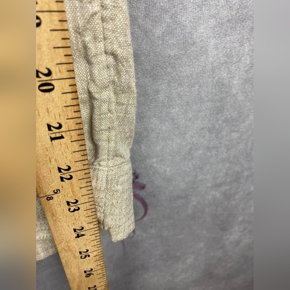 J Jill Pure Linen Trapunto-Stitched Pants Women Size L Tall - Picture 6 of 7